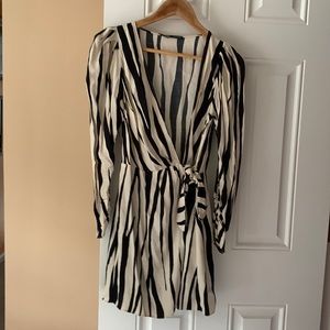 Printed jumpsuit dress